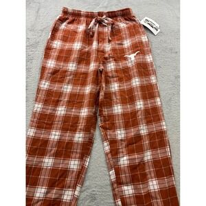 Sideline Apparel Texas Longhorns Mens Small Burnt Orange Plaid Pajama Pants NWT